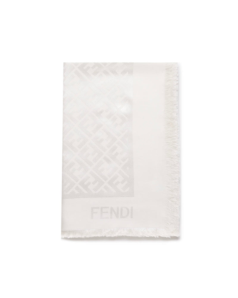 Fendi Ff Diagonal Silk Shawl - Women