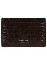 Tom Ford Printed Alligator Classic Credit Card Holder - Men