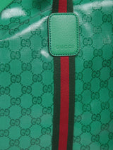 Gucci Large Duffle Bag With Web - Men - Piano Luigi