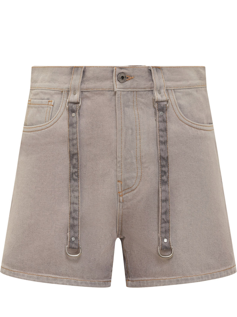 Off-White Cargo Laundry Shorts - Women