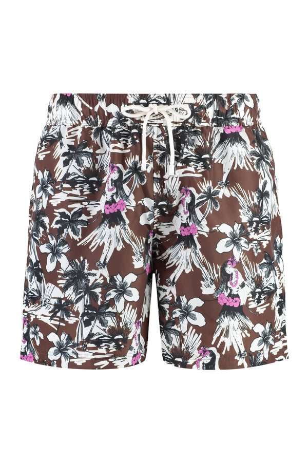 Palm Angels Printed Swim Shorts - Men