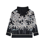 Palm Angels Hooded Printed Shirt - Men