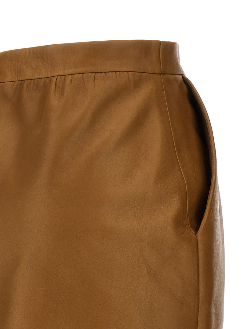 Saint Laurent Leather Skirt - Women