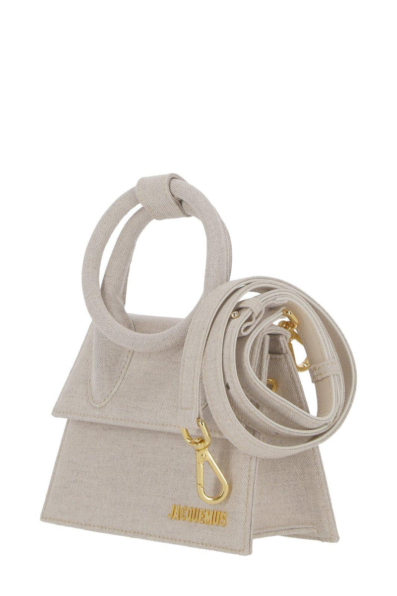 Jacquemus Logo Plaque Long Bambino Top Handle Bag - Women