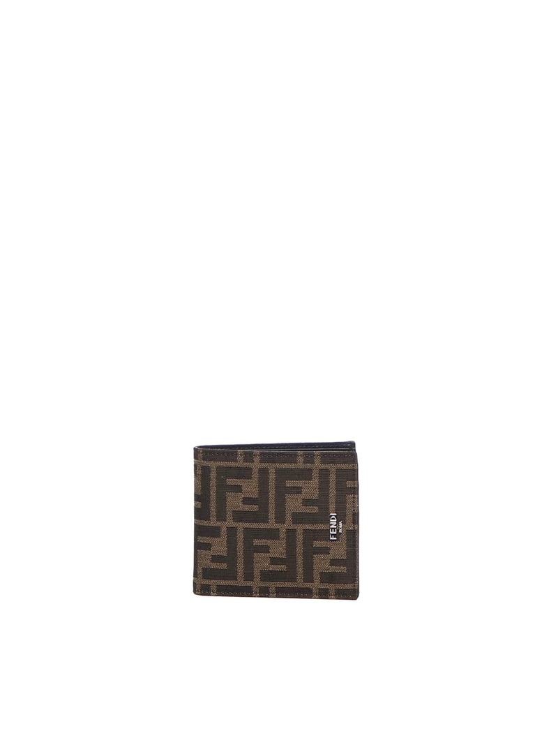 Fendi Ff Bi-fold Fabric Wallet - Men