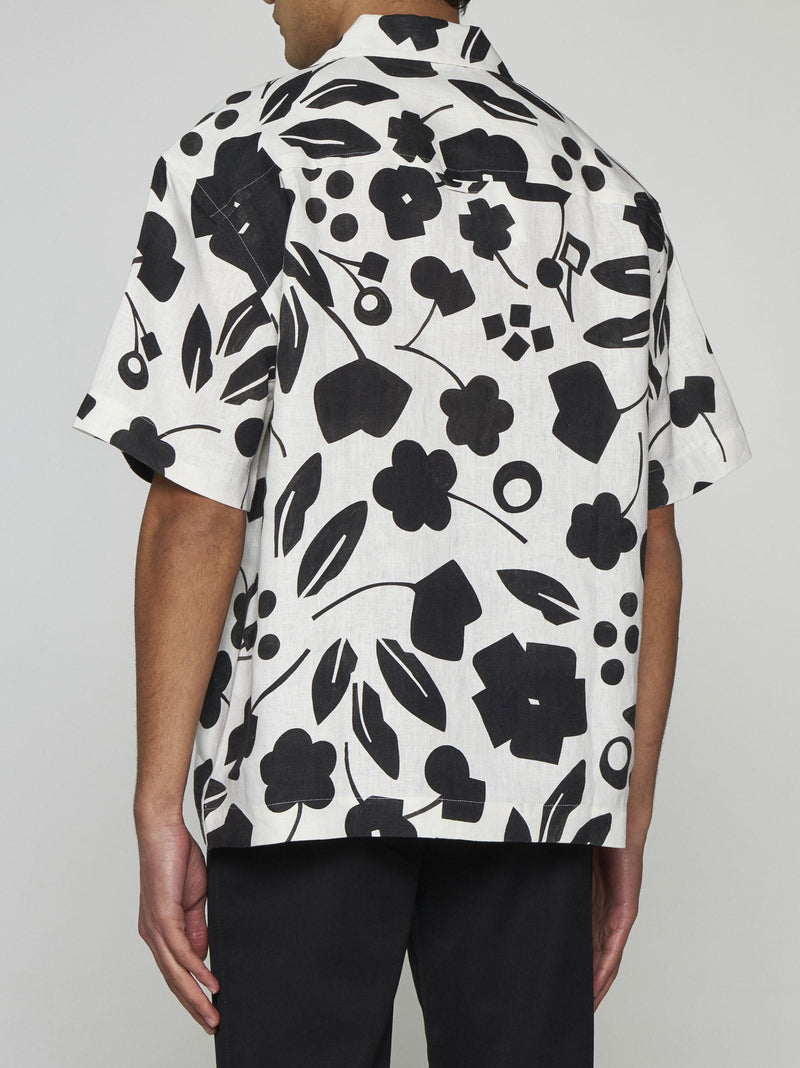 Jacquemus Jeans Print Linen Shirt - Men