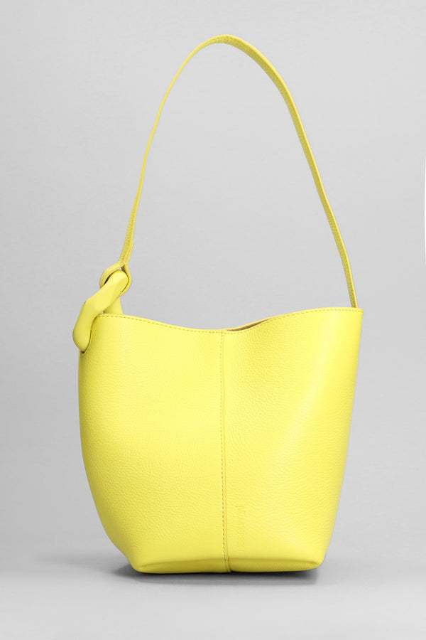 J.W. Anderson Corner Hand Bag In Yellow Leather - Women