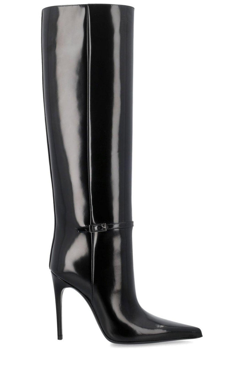 Saint Laurent Vendome Buckle Detailed Boots - Women