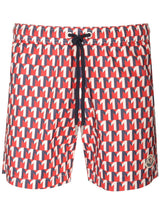 Moncler All-over Printed Swimming Shorts - Men