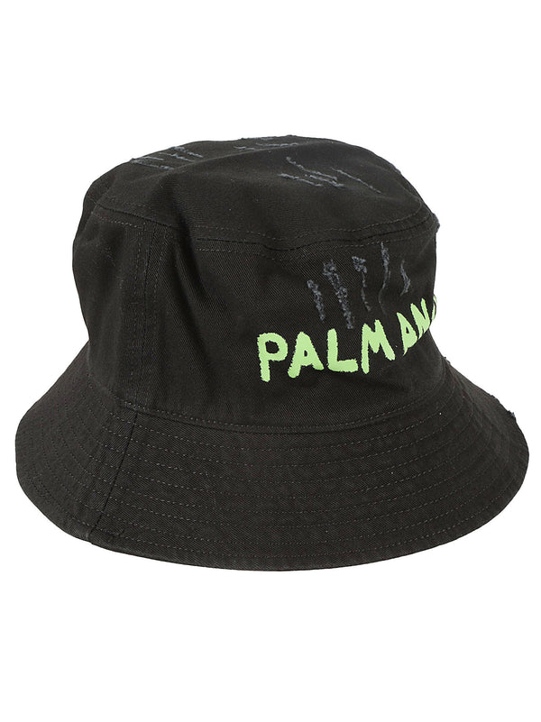 Palm Angels Seasonal Logo Bucket Hat - Men