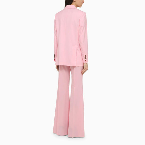 Dsquared2 Pink Wool-blend Palazzo Trousers - Women