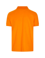 Stone Island Orange Piqué Slim Fit Polo Shirt - Men