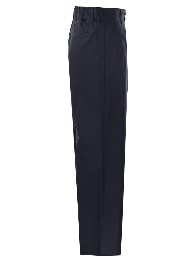 Woolrich Cotton Pleated Trousers - Women