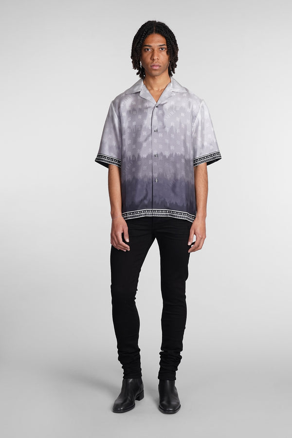 AMIRI Shirt In Grey Silk - Men