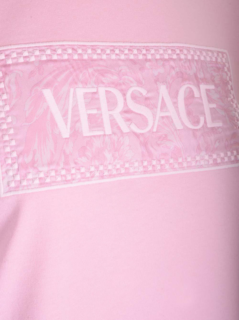 Versace Embroidered Baroque T-shirt - Women - Piano Luigi