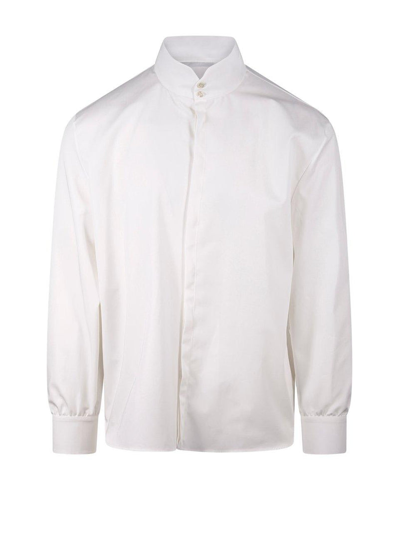 Saint Laurent Button Detailed Long-sleeved Shirt - Men