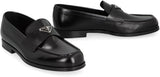 Prada Brushed Leather Loafers - Men