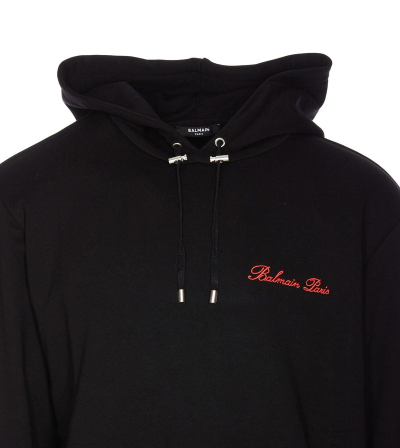 Balmain Logo Hoodie - Men - Piano Luigi