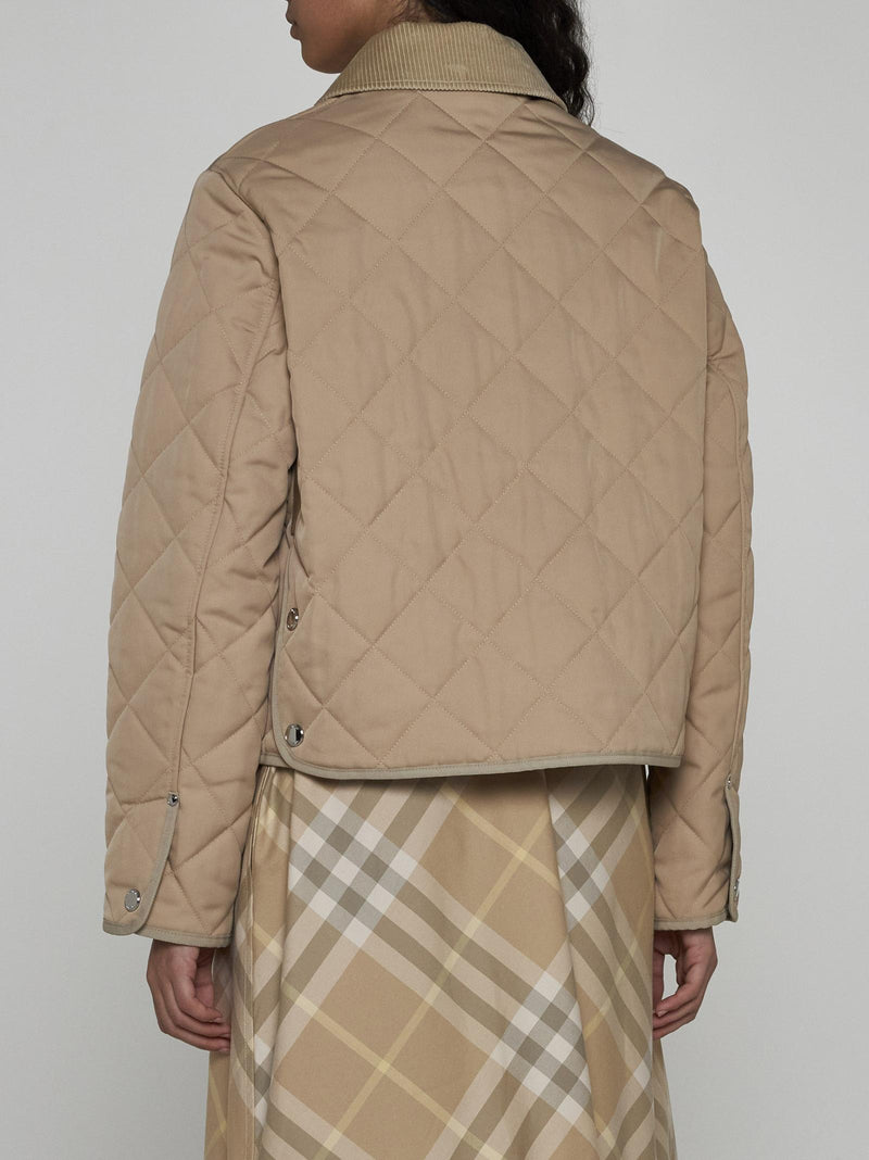 Burberry Lanford Quilted Fabric Jacket - Women