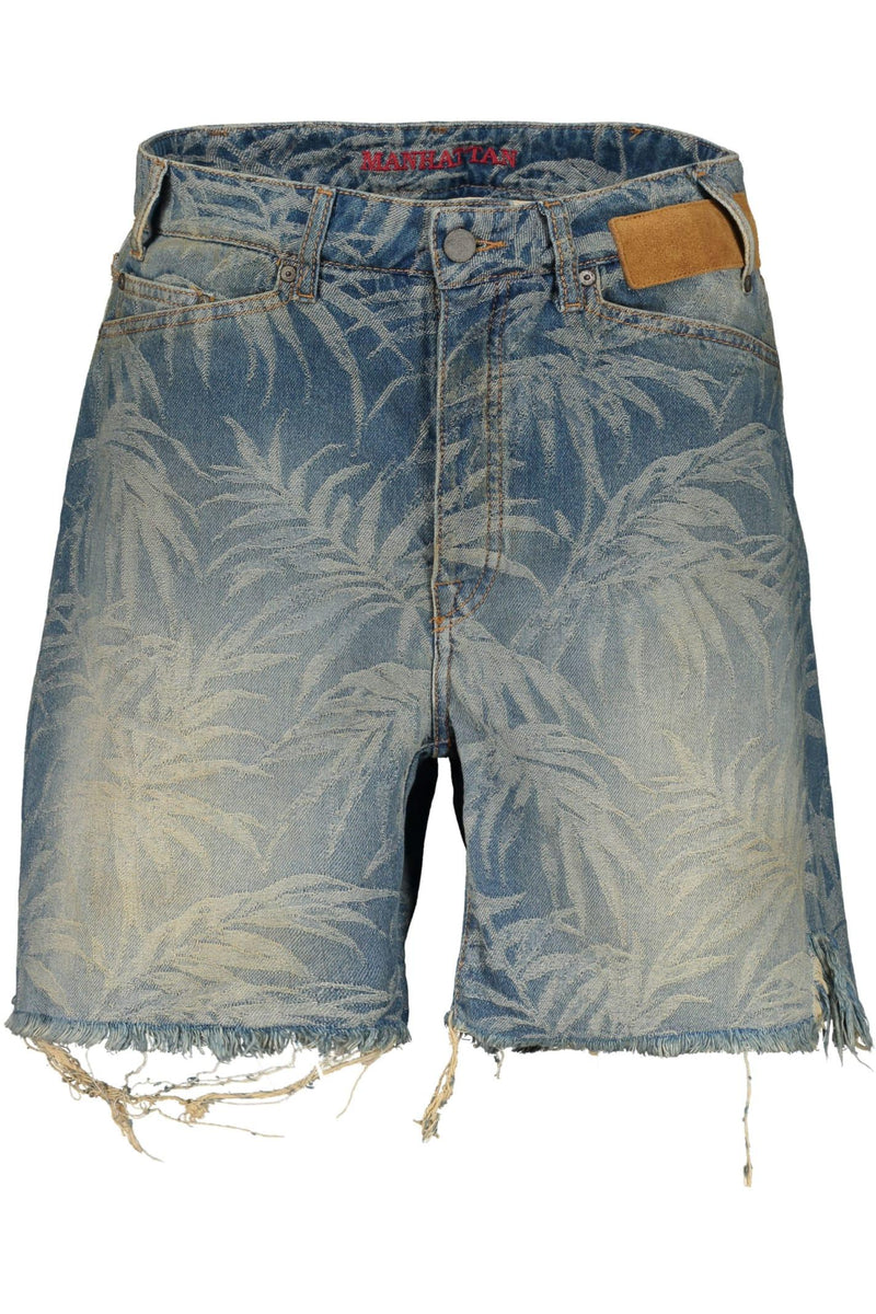Palm Angels Denim Bermuda Shorts - Men