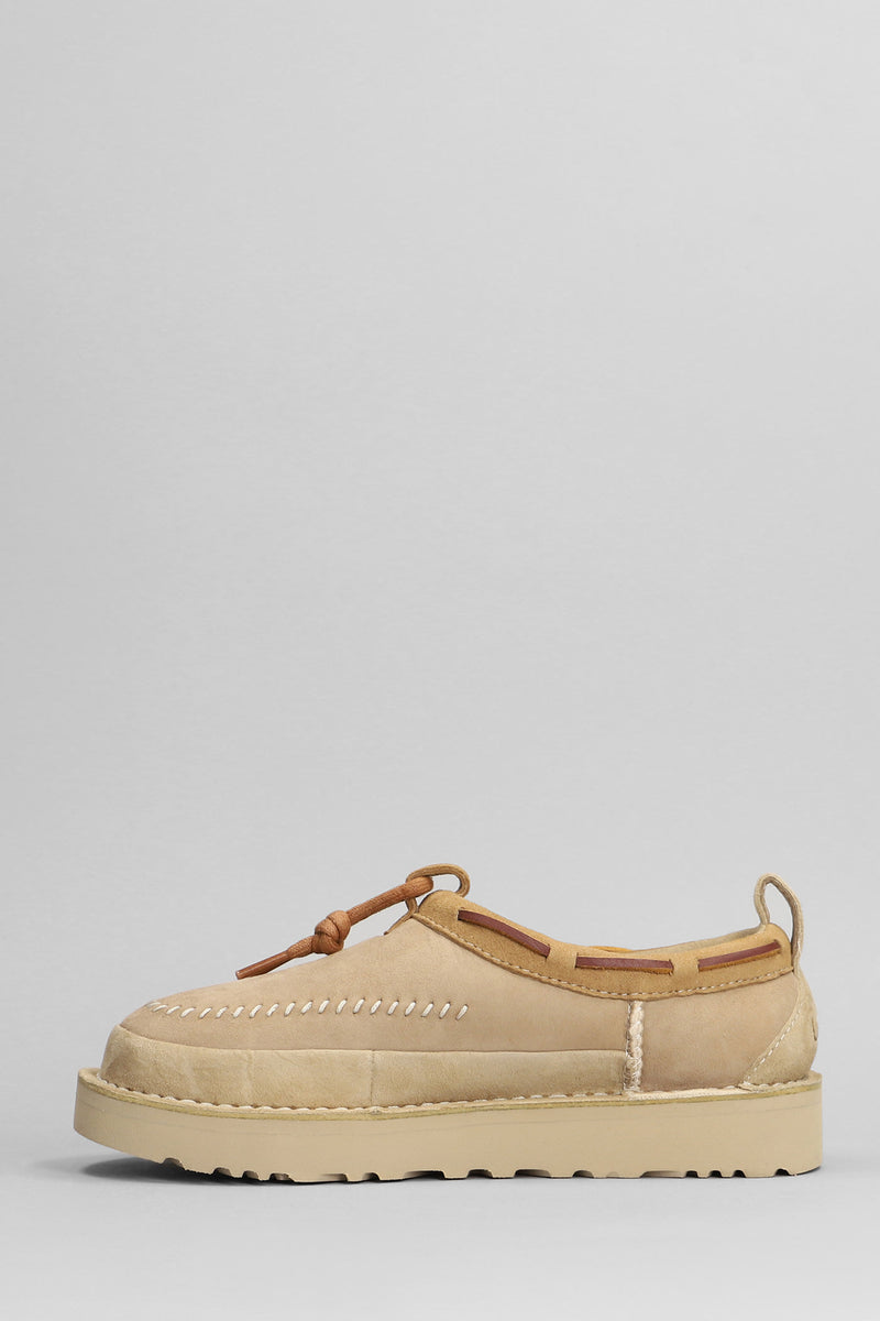 UGG Tasman Crafted Loafers In Beige Suede - Women