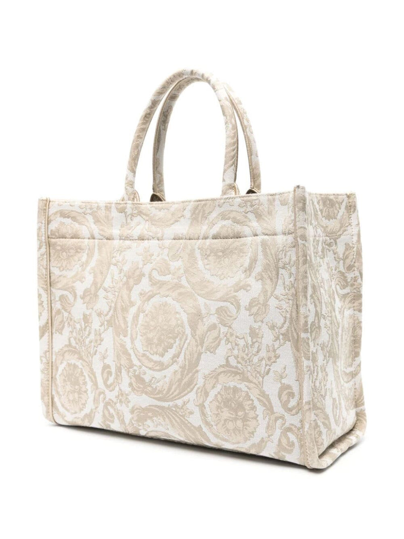 Versace Large Tote Embroidery Jacquard - Women