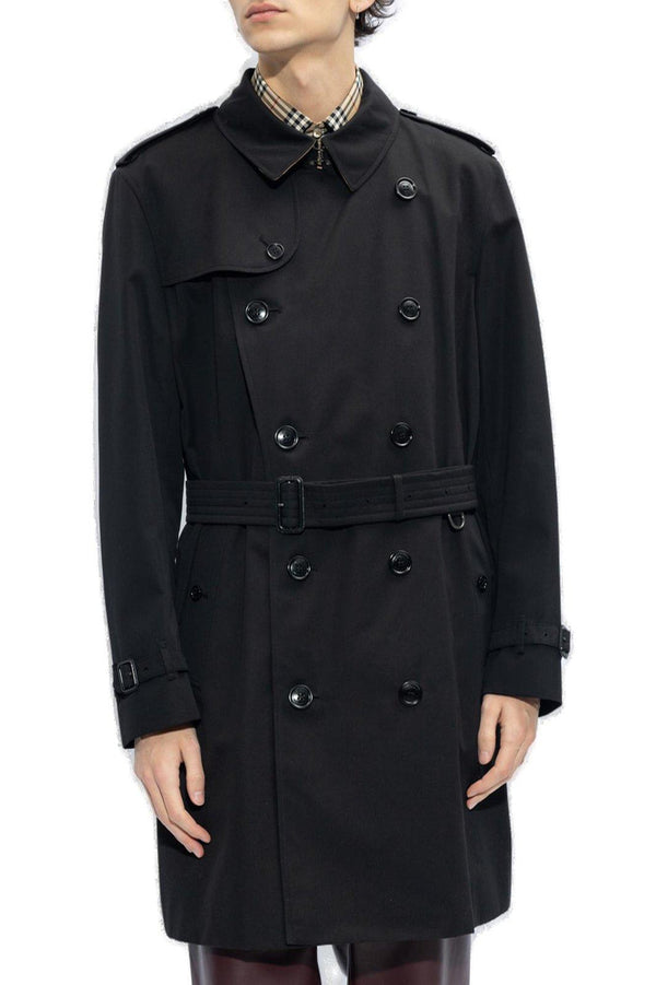 Burberry Belted Double-breasted Trench Coat - Men