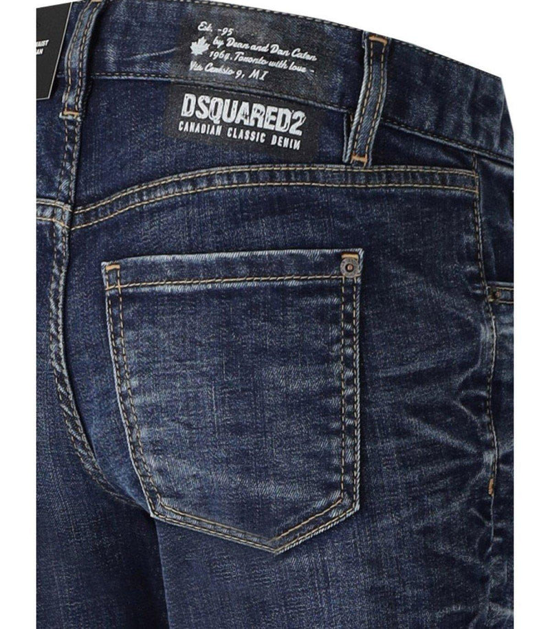 Dsquared2 Dark Pressed Wash Medium Waist Jennifer Jeans - Women