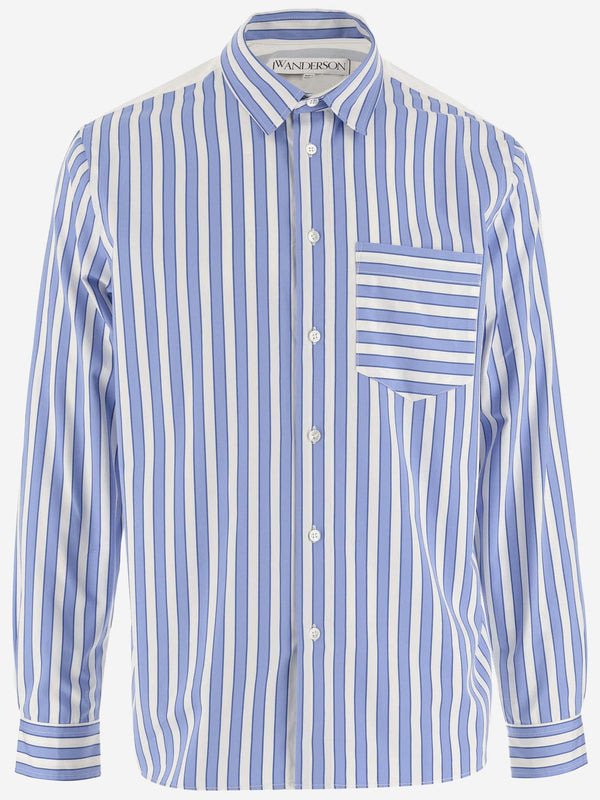 J.W. Anderson Striped Cotton Shirt - Men