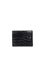 Tom Ford 6 Slots Crocodile Black Wallet - Men - Piano Luigi