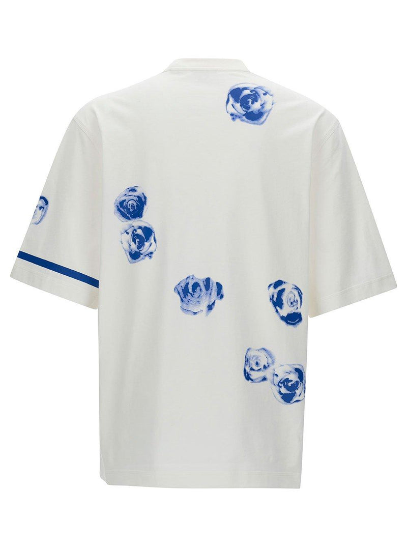 Burberry Rose-printed Crewneck T-shirt - Men