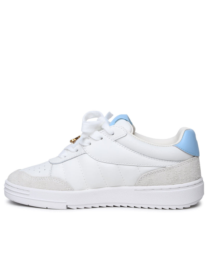 Palm Angels palm Beach University White Leather Sneakers - Women