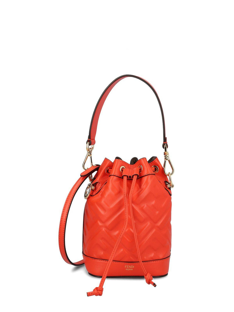 Fendi Mon Tresor Ff Embossed Bucket Bag - Women