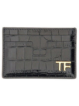 Tom Ford Logo Plaque Embossed Cardholder - Women - Piano Luigi