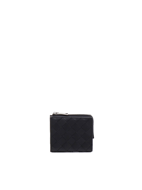 Bottega Veneta Intreccio Wallet In Calfskin - Women