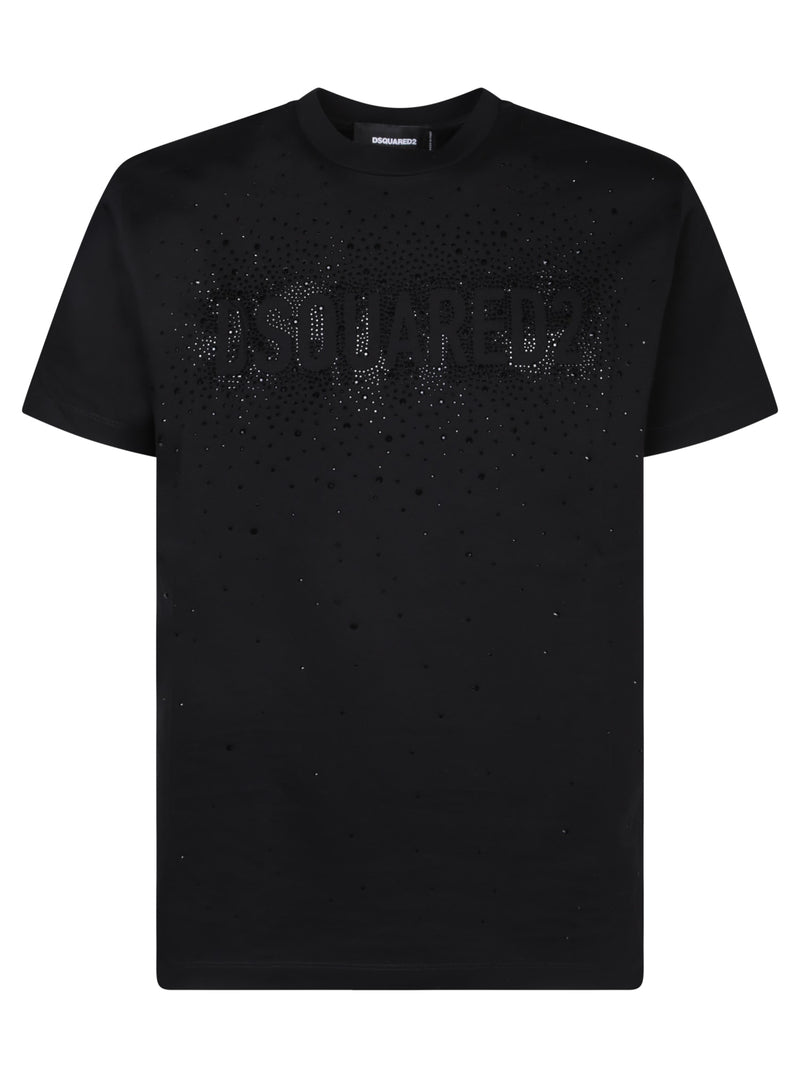 Dsquared2 Crystal Cool Fit Black T-shirt - Men