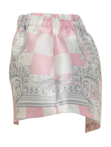 Versace Shorts With Medusa And Barocco Motif - Women