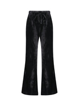 Fendi Wide-leg Drawstring Velvet Pants - Women