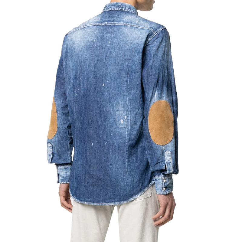 Dsquared2 Distressed Effect Denim Shirt - Men