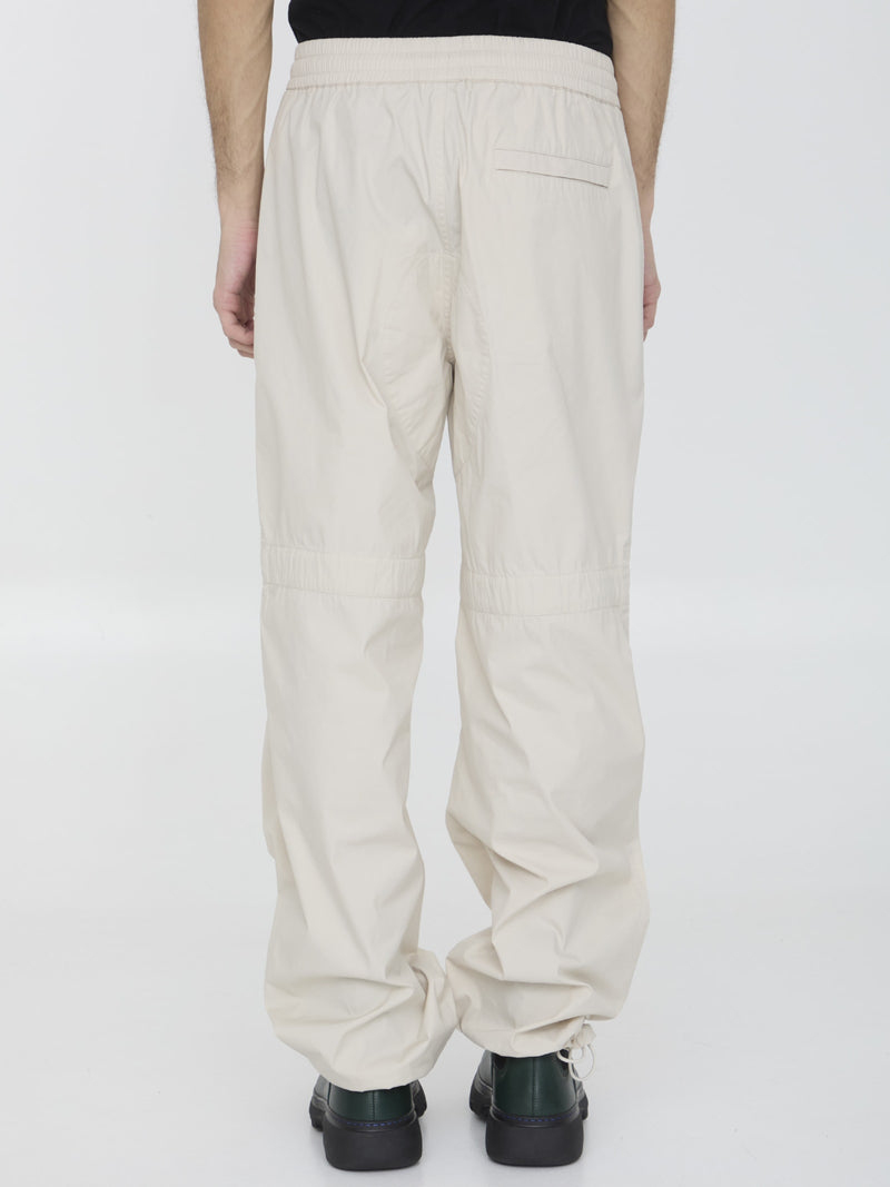 Burberry Cotton Blend Trousers - Men