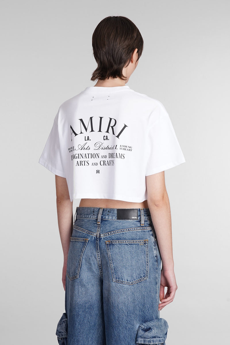 AMIRI T-shirt In White Cotton - Women