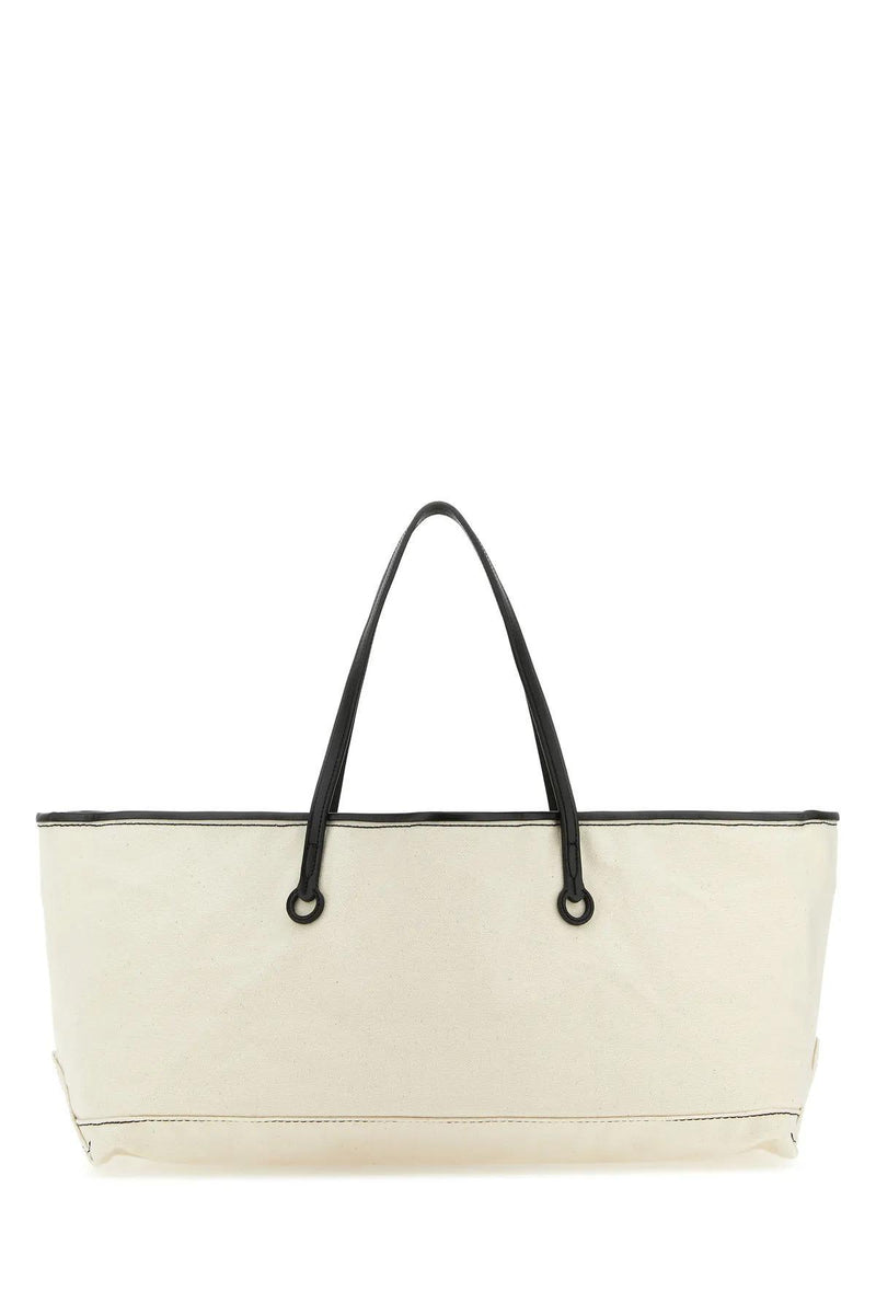 J.W. Anderson Ivory Canvas Anchor Shopping Bag - Women - Piano Luigi