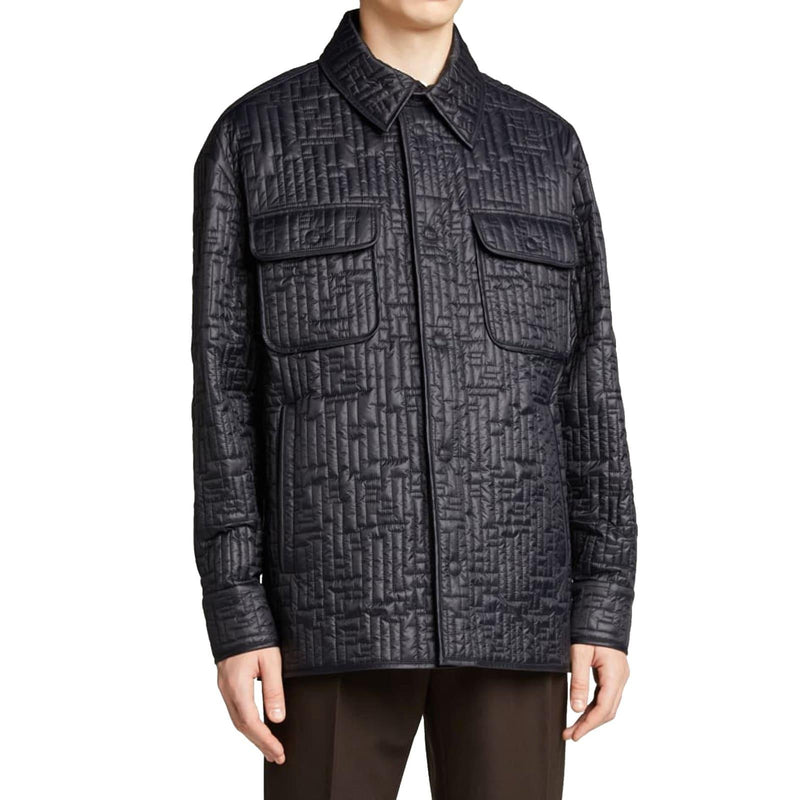 Fendi Quilted Jacket - Men - Piano Luigi