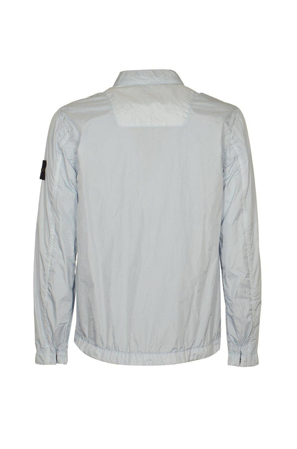 Stone Island Crinkle Reps Zipped Shirt Jacket - Men