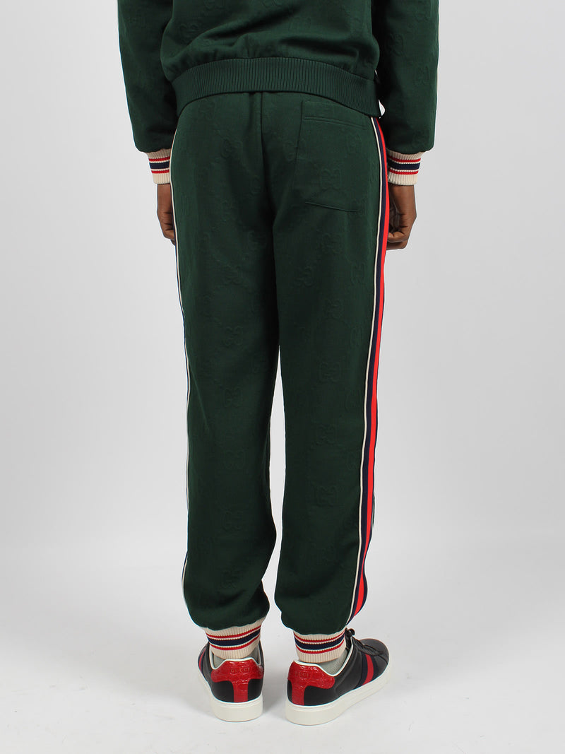 Gucci Gg Jacquard Jersey Track Bottoms - Men