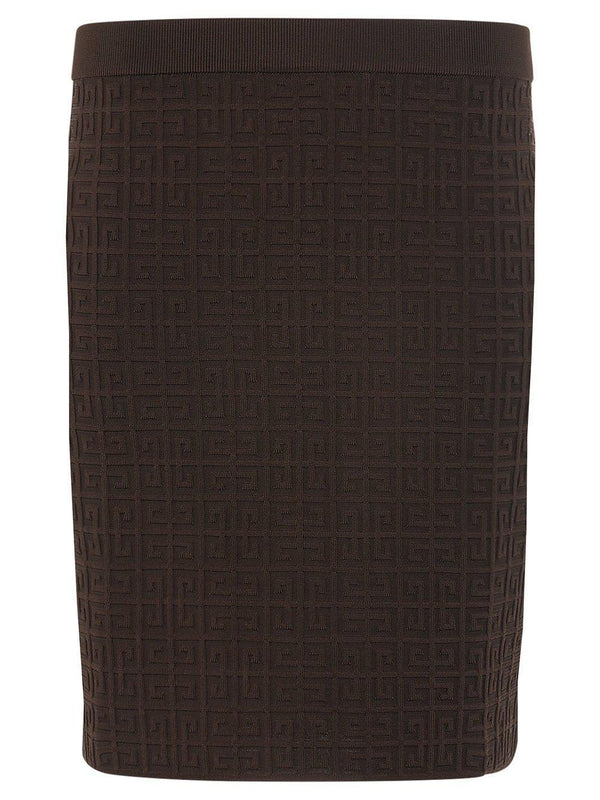 Givenchy 4g Motif Knitted Skirt - Women