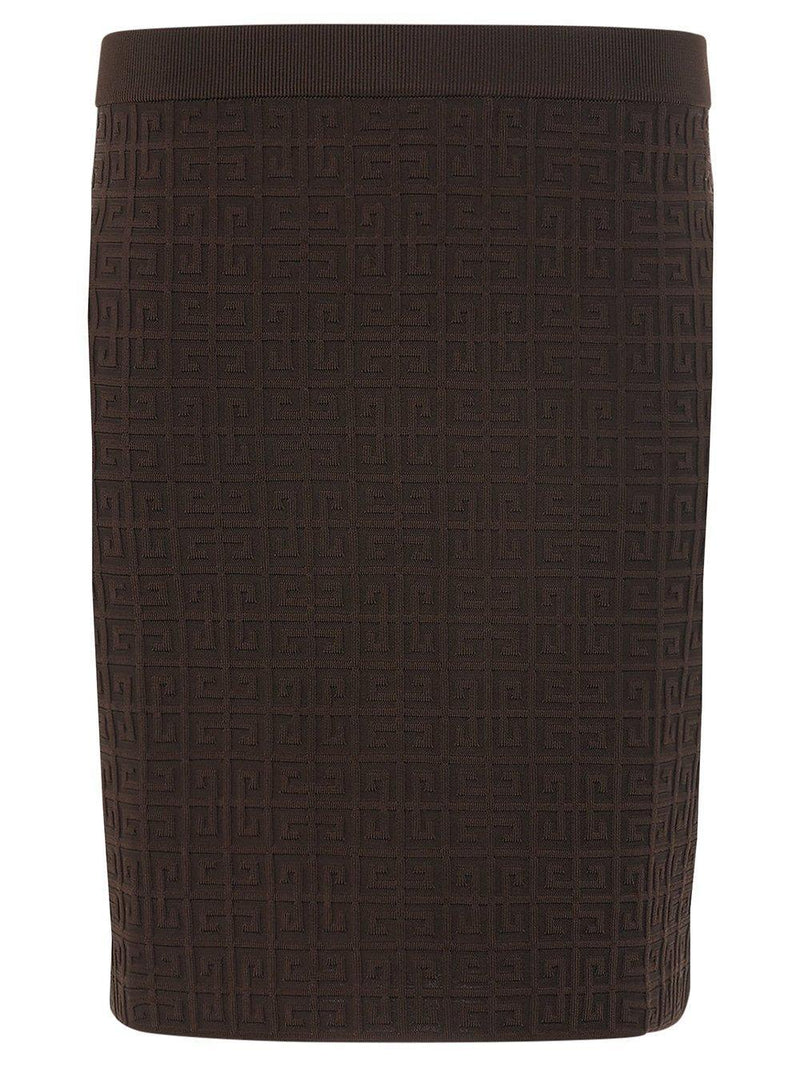 Givenchy 4g Motif Knitted Skirt - Women - Piano Luigi