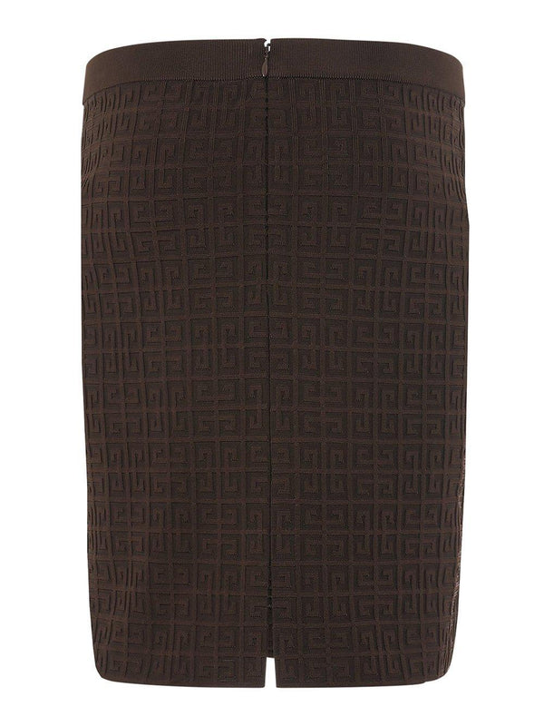 Givenchy 4g Motif Knitted Skirt - Women
