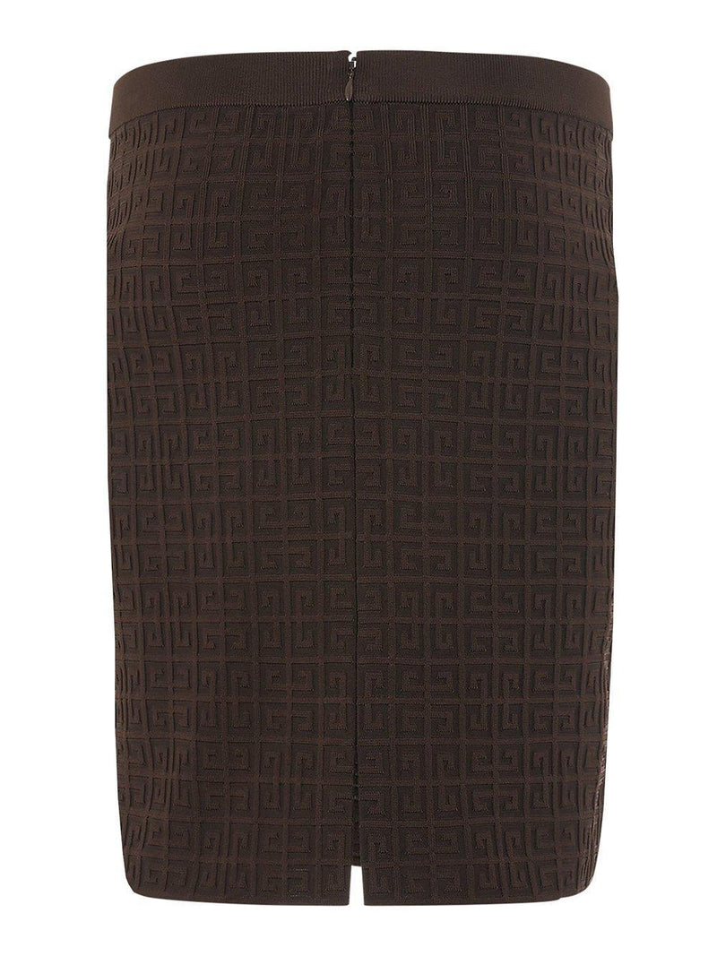 Givenchy 4g Motif Knitted Skirt - Women - Piano Luigi