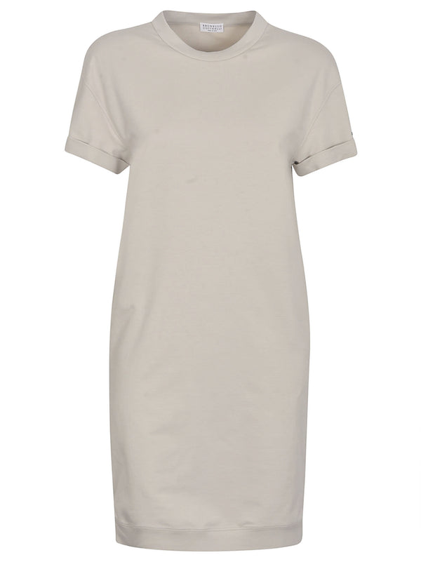 Brunello Cucinelli Plain T-shirt Dress - Women